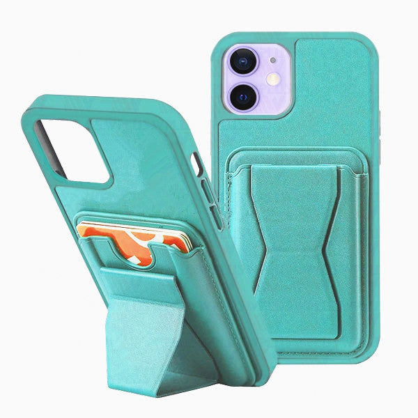 Étui portefeuille avec porte-cartes et béquille pour iPhone 12/12 Pro Étui portefeuille avec porte-cartes et béquille pour iPhone 12/12 Pro